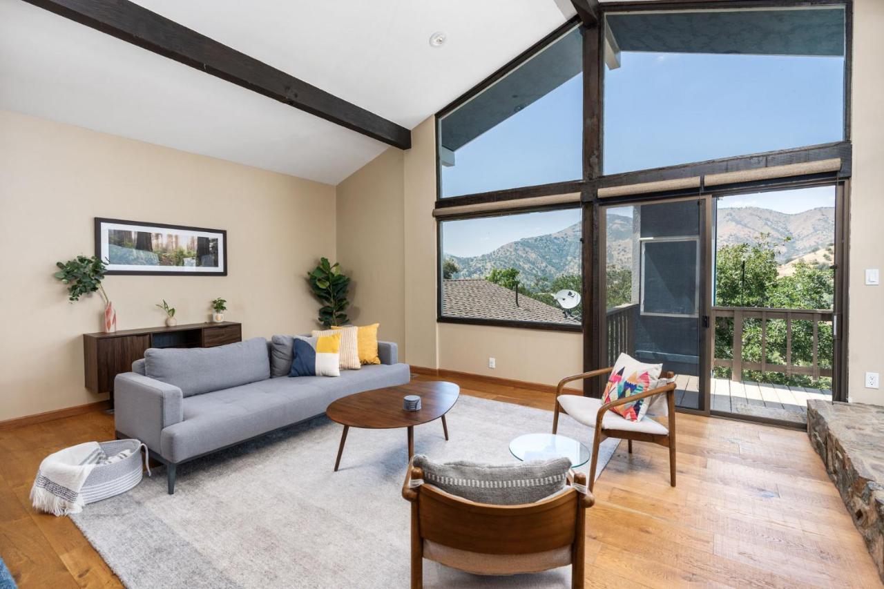 Mountain View, Hot Tub, Open Kitchen, 10M To Sequoia Villa Three Rivers Bagian luar foto