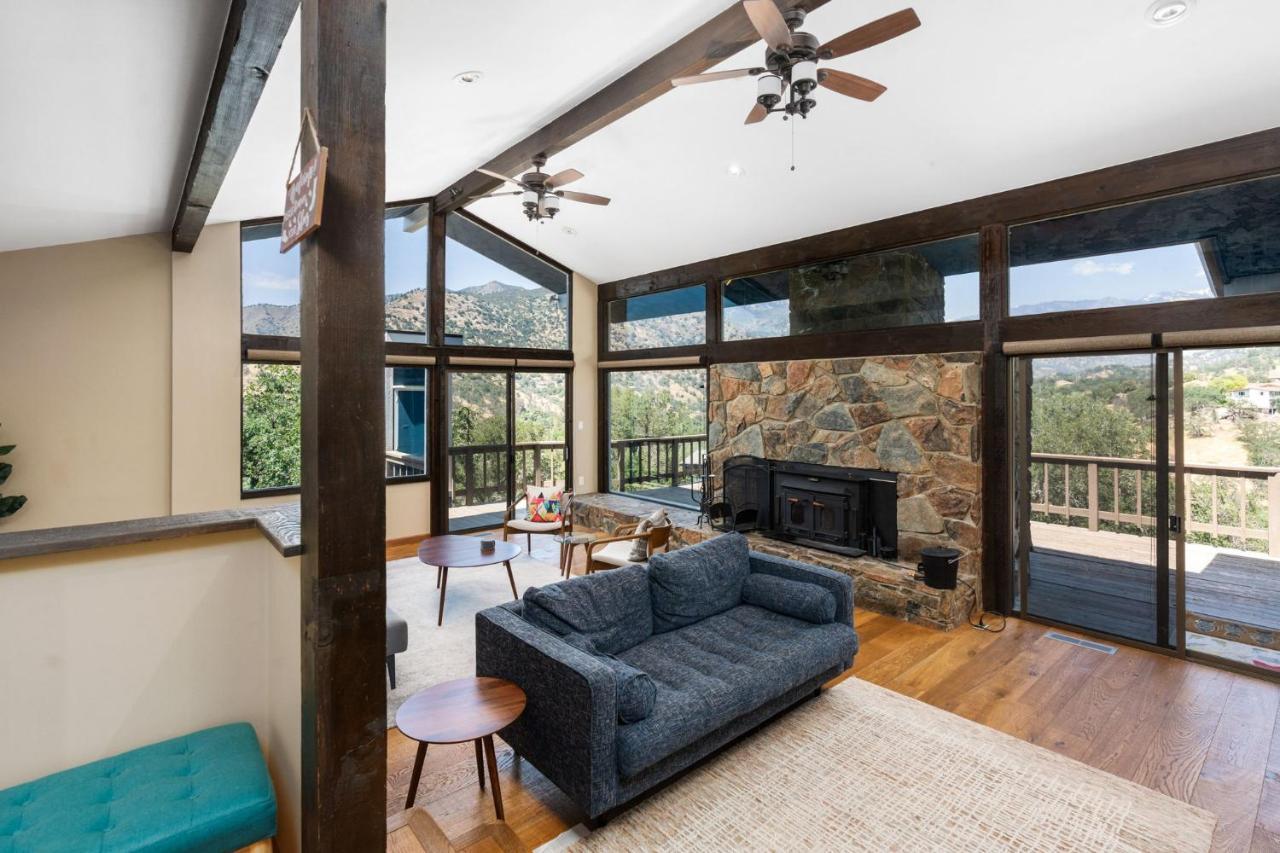Mountain View, Hot Tub, Open Kitchen, 10M To Sequoia Villa Three Rivers Bagian luar foto