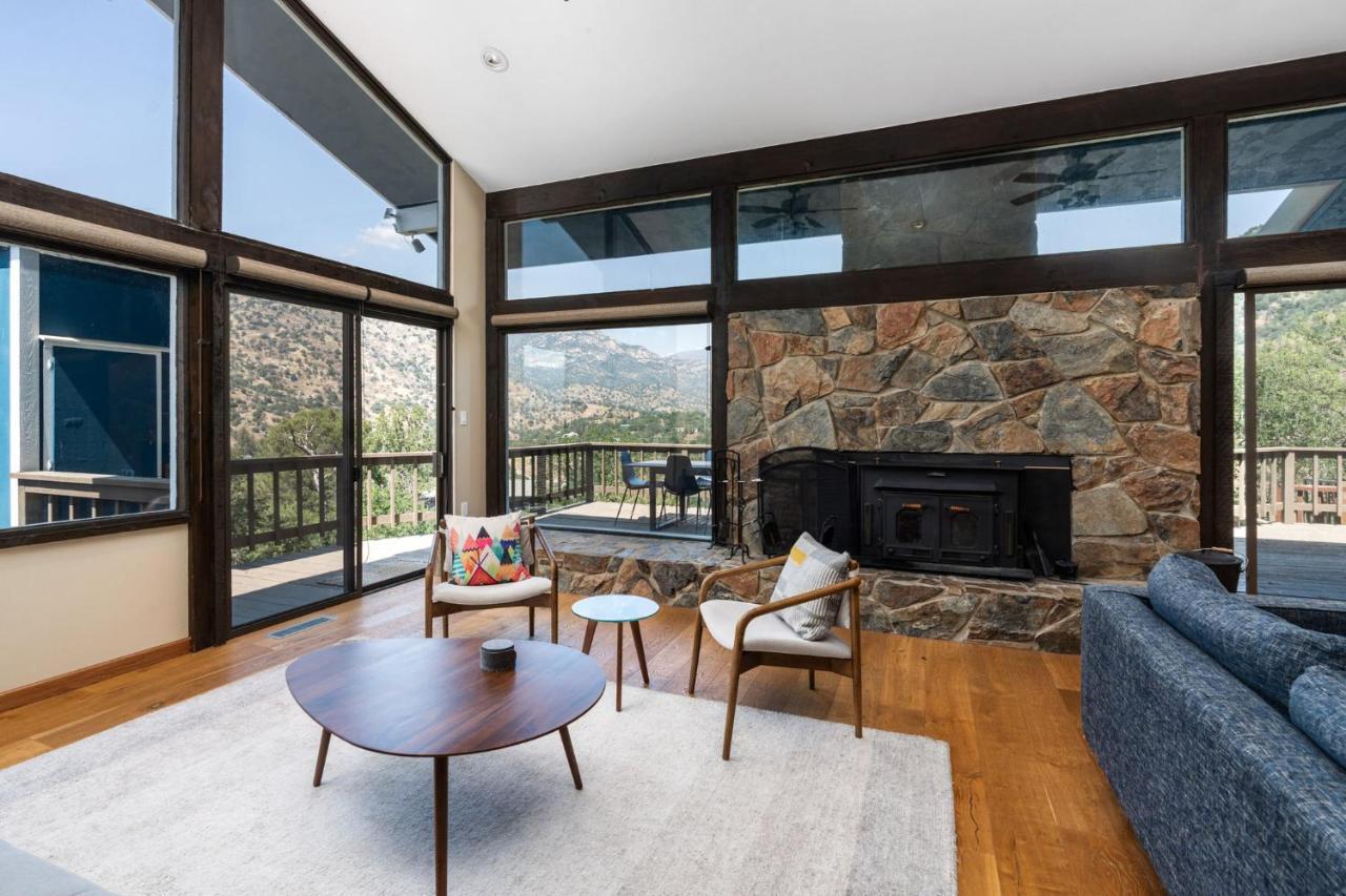 Mountain View, Hot Tub, Open Kitchen, 10M To Sequoia Villa Three Rivers Bagian luar foto